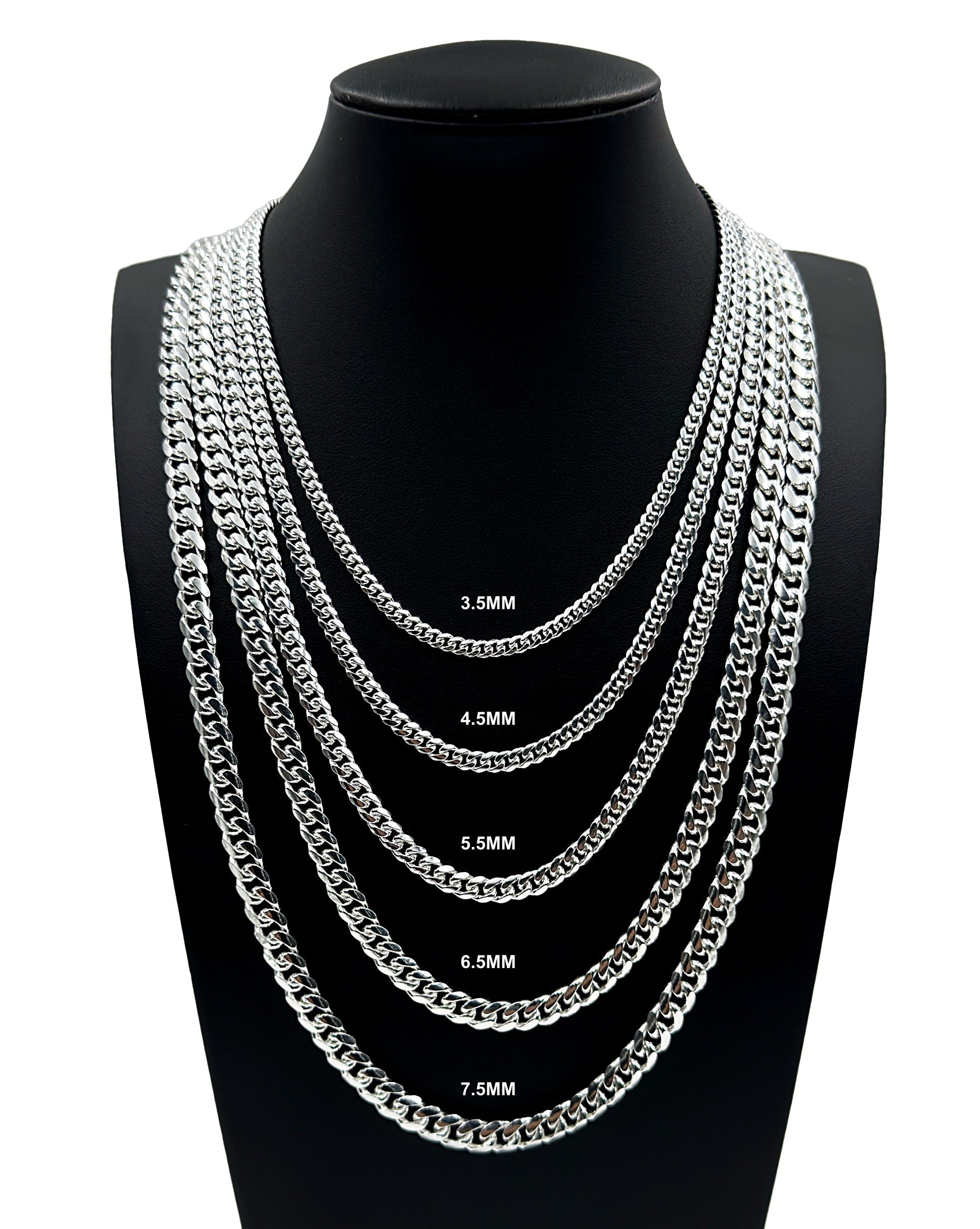 Collier chaîne épaisse en argent sterling - En vente sur France Collier chaîne épaisse en argent sterling - En vente sur France