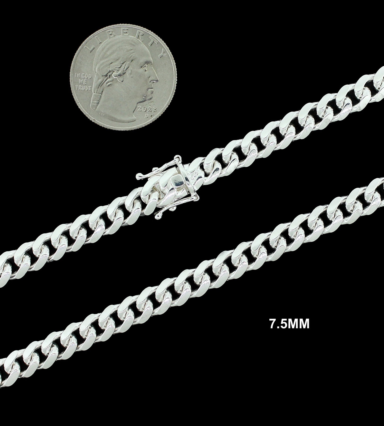 Real Solid 925 Sterling Silver Italian MIAMI CUBAN LINK CHAIN Necklace UNISEX