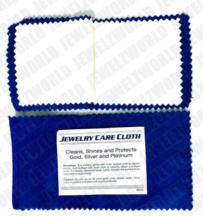 Sterling Silver Gold Platinum Jewelry Cleaning and Polishing Cloth FREE SHIPPING