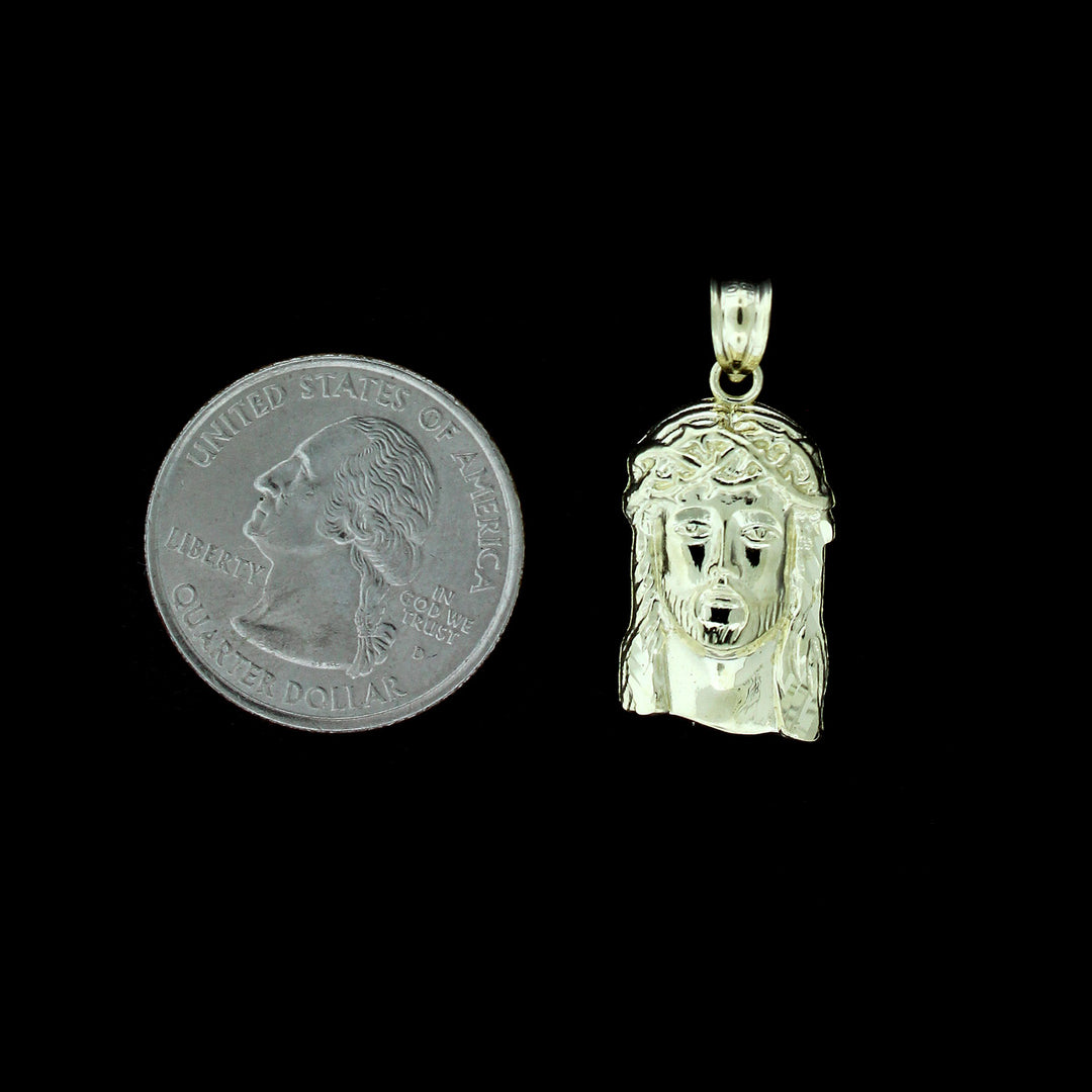 10K Solid Yellow Gold Diamond Cut Men&